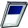 Roto Tenda a Rullo Roto Originale ZRE - Diurna Binario di Guida Argento - Per Finestre per Tetti delle Serie Designo R4/R7 e Classic 43/73 - Dimensioni 074/098 | 07/09 - Colore del Tessuto Blu