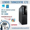LENOVO ThinkCentre E73 Cpu i5-4430s RAM 8gb SSD 240gb Win10 COMPUTER