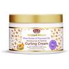 African Pride - Crema Moisture Miracle con burro di karitè e olio di semi di lino per idratare e definire i capelli ricci
