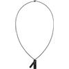 Calvin Klein Collana con Pendente da Uomo Collezione ARCHITECTURAL LINES con Placcatura in Nero (IP) - 35000414