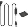Raeisusp Cavo caricabatterie USB Power Bank 5V ACK-DC40 + Accoppiatore CC DR-40 Batteria Dummy NB-6L per Canon S90 S95 SX530 SX600 SX610 SX700 SX710