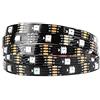BTF-LIGHTING WS2815 (WS2812B aggiornato) 5m 30pixels/m RGB indirizzabili individualmente luce pixel a doppio segnale a LED 5050 SMD colore dei sogni magici IP30 Non impermeabile nero PCB DC12V