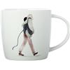 Maxwell & Williams DX1070 Tazza da caffè 400 ml - Serie Best Furry Friends - Porcellana con motivo cane colorato - Confezione regalo
