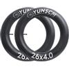 YunSCM 2Pcs 102/114-559 26 pollice Camera d'aria 26x4.0/4.50 AV34mm valve Compatibile Camera d aria Fat Bike 26x4.0 26x4.50