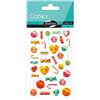 Maildor 560429C - Adesivi 3D Cooky - 8 Fogli 12x8 cm - 225 Adesivi - permanenti