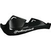 POLISPORT 8305100027 - Paramani EVOLUTION INTEGRAL 2 punti di fissaggio MX-Style in plastica con kit di montaggio incluso compatibile con tutti i modelli MX/enduro en color nero