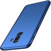 Hishiny Samsung Galaxy A8 Plus 2018 Custodia in PC Opaco, Difficile PC Custodia Cover Slim Anti Scivolo Custodia Protezione Posteriore Cover Antiurto per Samsung Galaxy A8 Plus 2018 (Blu)