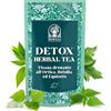 HORTIA DETOX TEA | Tisana Drenante | Diuretico Naturale a base di Tè verde, Ortica, Betulla e Finocchio | Tonificante e Depurativa | Confezione Regalo Salvafreschezza