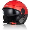ORIGINE Casco Moto Jet Casco Scooter con Visiera Omologato ECE 22-06