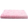 MISSMAO Cuscino per Cane, Materassino per Cani con Rivestimento Sfoderabile e Lavabile, Lettino Tappetino per Cani e Gatti Morbida,Rosa Bianco,S(40x30x5cm)