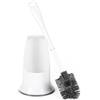 Beldray LA084538UFEU7 Scopino per WC in silicone con trattamento antibatterico, asse per wc, spazzola igienica, detergente per toletta