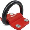 RADIKAL RK60 Ancoraggio Antifurto Massima Sicurrezza, 100% Acciaio Anello ø20 Anti-Taglio, Pavimento o Parete Garage Moto Caravan Rimorchio