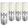 SAUGLAE E27 Lampadina di Mais LED 12W, Bianca Fredda 6000K, 100W Lampadine a Incandescenza Equivalenti, 1450 Lumen, Vite Edison, 4-Pack