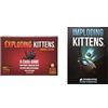 Exploding Kittens Bundle - Original Edition plus Imploding Kittens Expansion Pack - Card Games for Adults Teens & Kids, Fun Family Games, A Russian Roulette Card Game