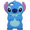 Greenting Custodia per iPhone SE 2020 / iPhone 8 / iPhone 7 con punto blu, design 3D con personaggi dei cartoni animati, custodia morbida in silicone kawaii, custodia per bambini e ragazze (Stitch, iPhone 7