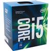 Intel BX80677I57500 Intel Core i5 7500, Quad Core, 3.4GHz, 3.8GHz Turbo, 1100MHz GPU, 65W, Argento