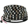 Tesfish WS2812B Striscia LED IP65 Impermeabile RGB Strisce Pixel 5M 5V 5050 150 LEDs Nero PCB Pieno di Colori Nastri Intelligente per Decorazione Pubblicitaria Progetti DIY
