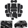 GAFAT Compatibile con Volvo XC60 | Recharge | Hybrid 2018-2025 2026 Tappetini Antiscivolo, Tappetino in Gomma per Console Centrale, Cuciture Porte, Accessori XC60 (Nero)