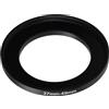 vhbw anello adattatore step-up da 37 mm a 49 mm compatibile con obiettivo fotocamera - Adattatore filtro, metallo, nero