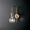 Bonetti Illumina Applique in ferro bronzato spazzolato 1 luce Polish