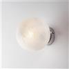 Bonetti Illumina Applique in ferro cromato 1 luce con sfera dm.14 Olaf