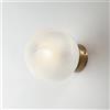 Bonetti Illumina Applique in ferro bronzato 1 luce con sfera dm.14 Olaf