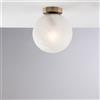 Bonetti Illumina Plafoniera in ferro bronzato 1 luce con sfera dm.20 Olaf