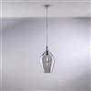 Bonetti Illumina Sospensione in ferro con vetro grigio pyrex 1 luce Ares