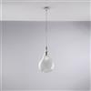 Bonetti Illumina Sospensione in ferro con vetro trasparente pyrex 1 luce Pluvia