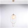 Bonetti Illumina Sospensione in ferro bronzato 1 luce con sfera dm.20 Erik