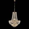 Bonetti Illumina Lampadario in ferro e ottone dorato con strass 11 luci Wagner