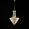 Bonetti Illumina Lampadario in ferro e ottone dorato con strass 8 luci Vladimir