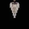 Bonetti Illumina Sospensione in ottone e ferro dorato con strass 7 luci Schubert