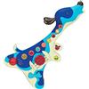 B. Battat - Cane Chitarra a corde elettronica interattiva - Woofer - Insegna strumenti - 20 melodie musicali con 3 modalità acustica, elettrica e ululante, gioco educativo per bambini, 2 anno +