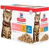 HILLS Hill's Science Plan Light Cat Busta Multipack 12x85G MIX CARNE E PESCE