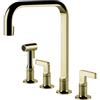 Gessi Miscelatore a 4 fori Inciso Collection 58703 710 finitura Brass - IN PROMOZIONE FINO AL 28/09
