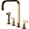 Gessi Miscelatore a 4 fori Inciso Collection 58703 735 finitura Warm Bronze - IN PROMOZIONE FINO AL 13/07