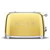 Smeg linea Anni '50 Smeg Tostapane 2x2 TSF01GOEU finitura oro