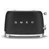 Smeg linea Anni '50 Smeg Tostapane 2x2 TSF01BLMEU finitura nero matt