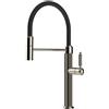 Gessi Miscelatore semi pro monocomando con doccetta estraibile Venti20 60634 720 finitura Nickel PVD - IN PROMOZIONE FINO AL 22/06
