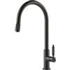 Gessi Miscelatore monocomando con doccetta estraibile Venti20 60622 707 finitura Black Metal Brushed - IN PROMOZIONE FINO AL 15/06