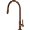Gessi Miscelatore monocomando con doccetta estraibile Venti20 60622 708 finitura Copper Brushed - IN PROMOZIONE FINO AL 15/06