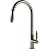Gessi Miscelatore monocomando con doccetta estraibile Venti20 60622 720 finitura Nickel PVD - IN PROMOZIONE FINO AL 22/06