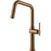 Gessi Miscelatore monocomando con doccetta estraibile Habito 60652 726 finitura Warm Bronze Brushed