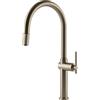 Gessi Miscelatore monocomando con doccetta estraibile Habito 60672 149 finitura Finox