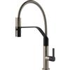 Gessi Miscelatore semi pro monocomando con doccetta estraibile Mesh 60005 599 finitura Finox / Matte Black