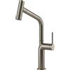 Gessi Miscelatore monocomando con doccetta estraibile Stelo Collection 60313 149 finitura Finox - IN PROMOZIONE FINO AL 13/07