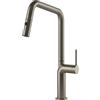 Gessi Miscelatore monocomando con doccetta estraibile Stelo Collection 60307 149 finitura Finox - IN PROMOZIONE FINO AL 15/06