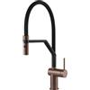Gessi Miscelatore semi pro monocomando con doccetta estraibile Inedito 60429 708 finitura Copper Brushed PVD - IN PROMOZIONE FINO AL 15/06