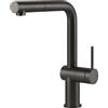 Gessi Miscelatore monocomando con doccetta estraibile Inedito Collection 60433 707 finitura Black Metal Brushed PVD